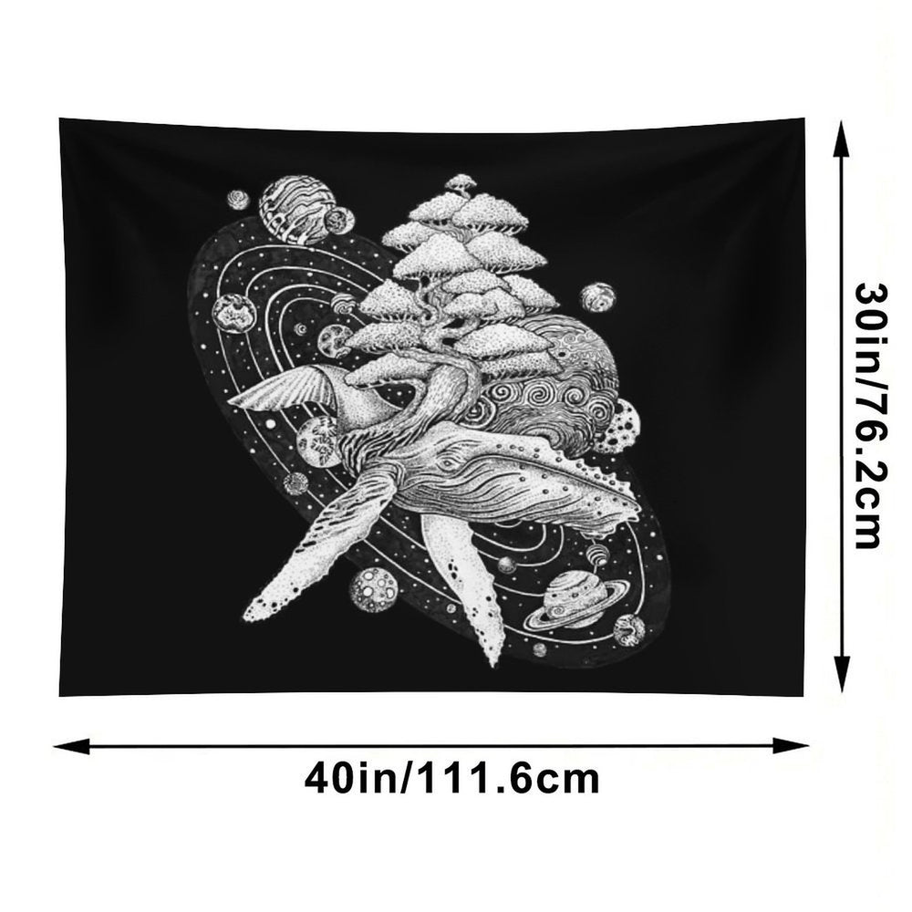 Space Whale Tapestry