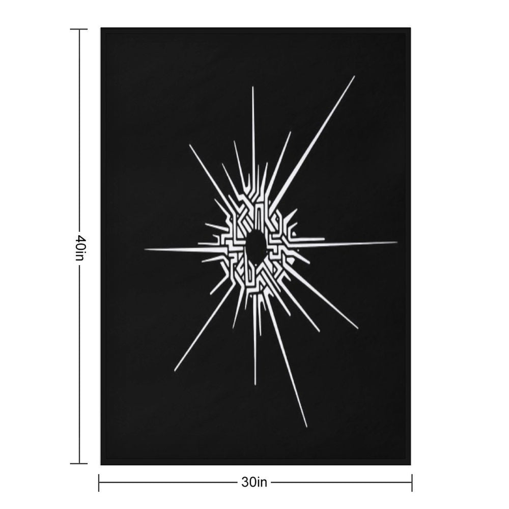 Outer Wilds™ - Eye of The Universe (Symbol) [White] Anti-pilling Throw Blanket