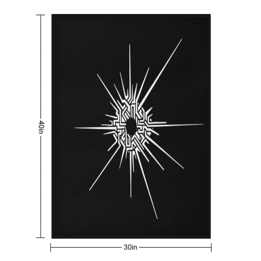 Outer Wilds™ - Eye of The Universe (Symbol) [White] Anti-pilling Throw Blanket