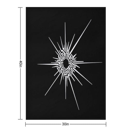 Outer Wilds™ - Eye of The Universe (Symbol) [White] Anti-pilling Throw Blanket