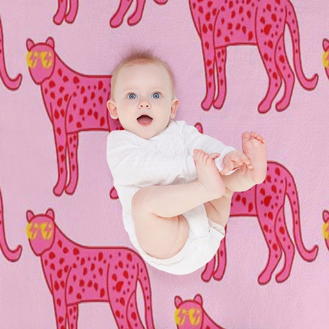 Cheetah Xoxo Eco-conscious Throw Blanket