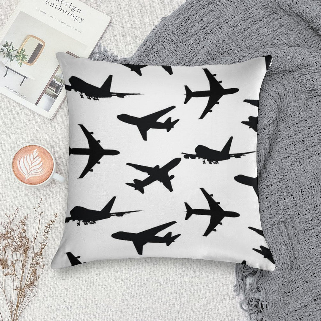 Pack of Aviation Plane Soft Easy Maintenance Throw Pillow