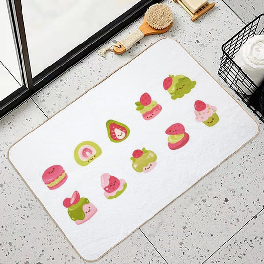 Strawberry Matcha  Anti-Trip Bath Mat