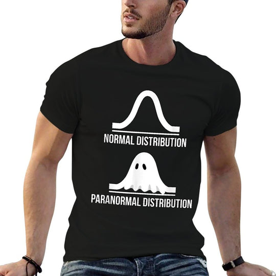 Halloween - Normal Distribution Paranormal Math  Easy-care T-Shirt