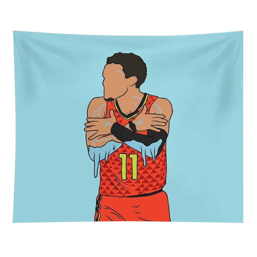 Trae Young Ice Tapestry