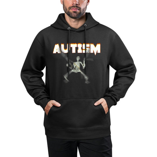 Autism Skeleton Funny Oddly Specific Dank Meme Easy Care Hoodie