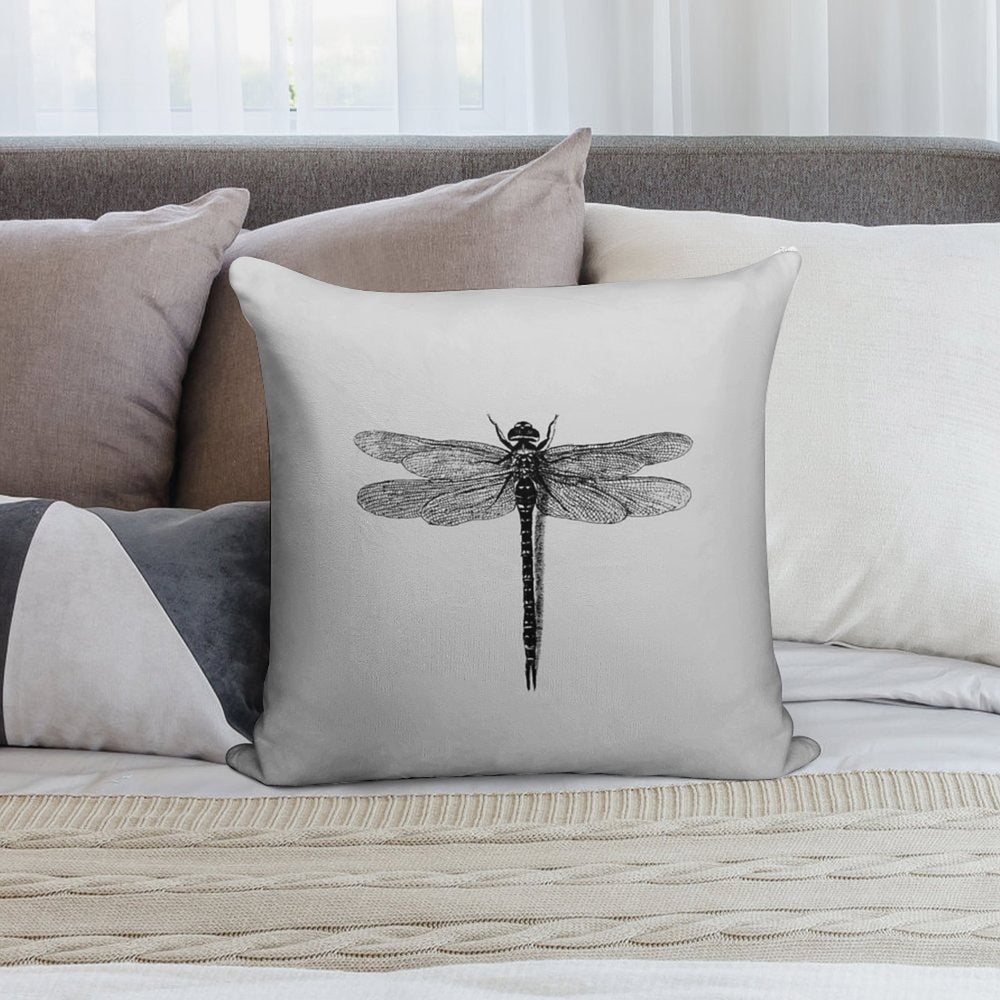 Dragonfly Soft Ultra-Soft Texture Throw Pillow