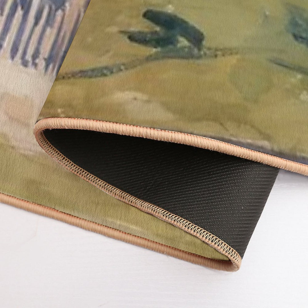 House in Italian Quarter   1923 by Edward Hopper  Versatile Bath Mat