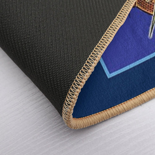 Electric Apricot  Stain-Proof Bath Mat