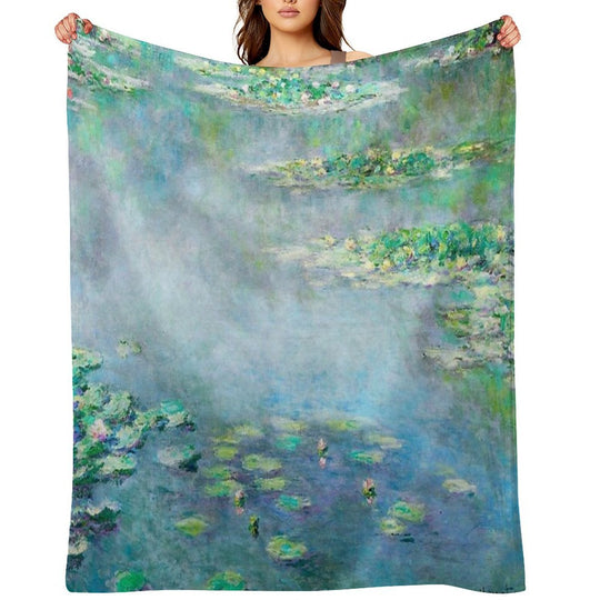 Monet Water Lilies  Nymphéas 1906 Durable Throw Blanket