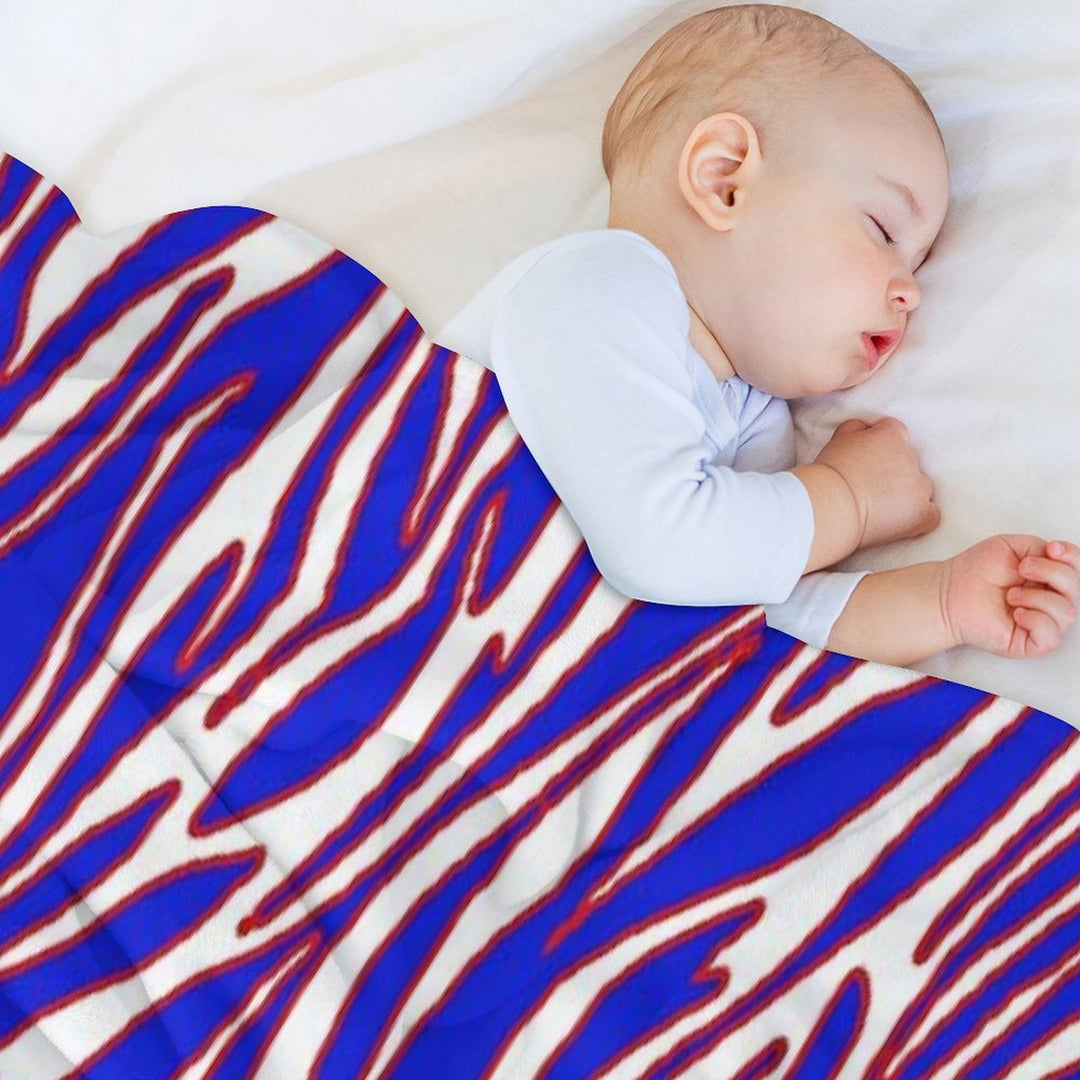 Zuba Print Pattern Eco-conscious Throw Blanket