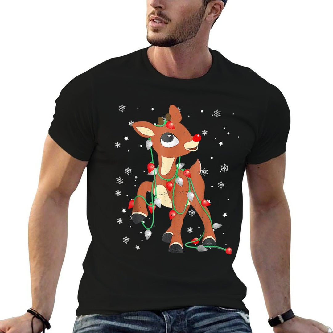 Rudolph The Red Nose Reindeer For Kids And Christmas Fan  Eco-friendly Material T-Shirt