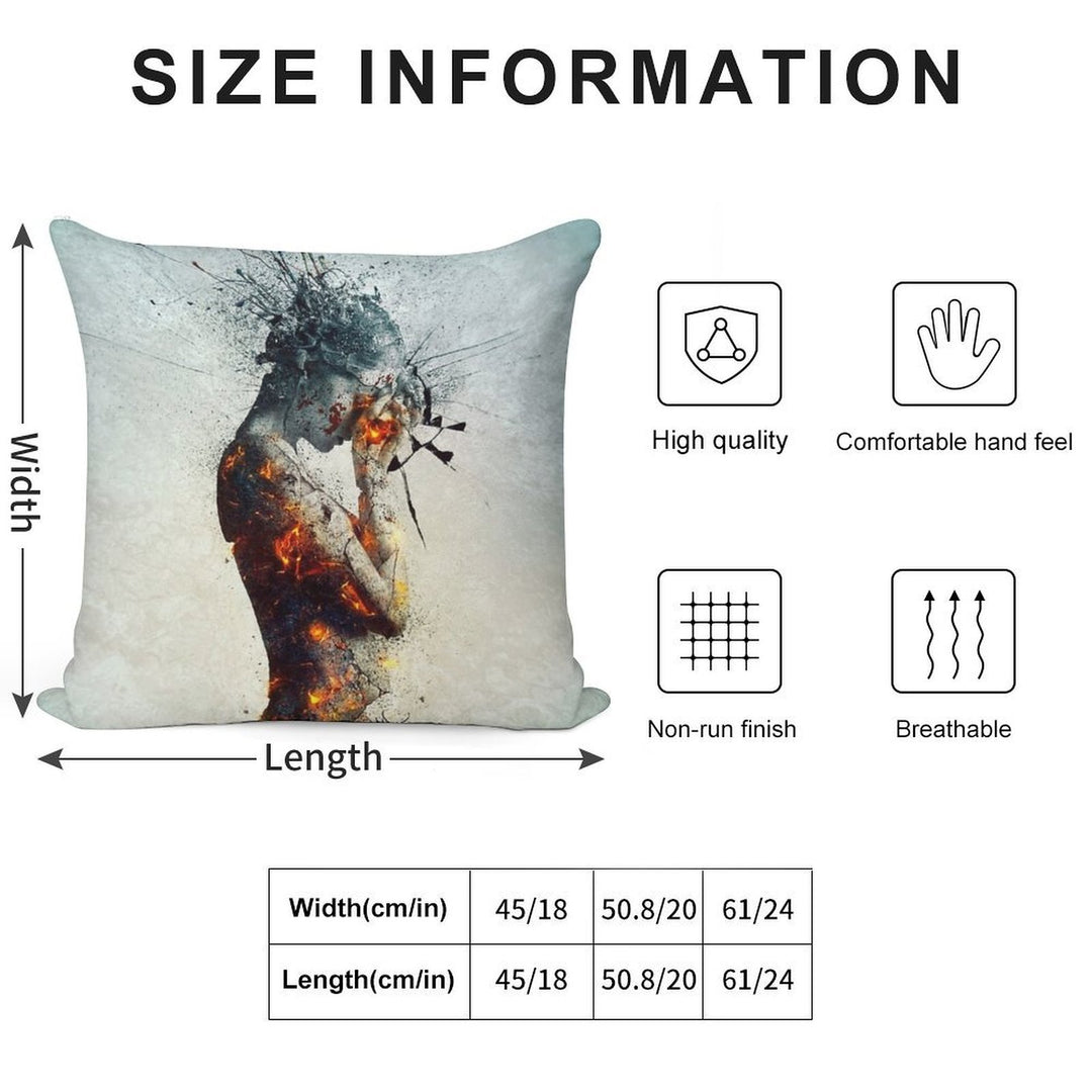Deliberation Soft Warmth Comfort Throw Pillow