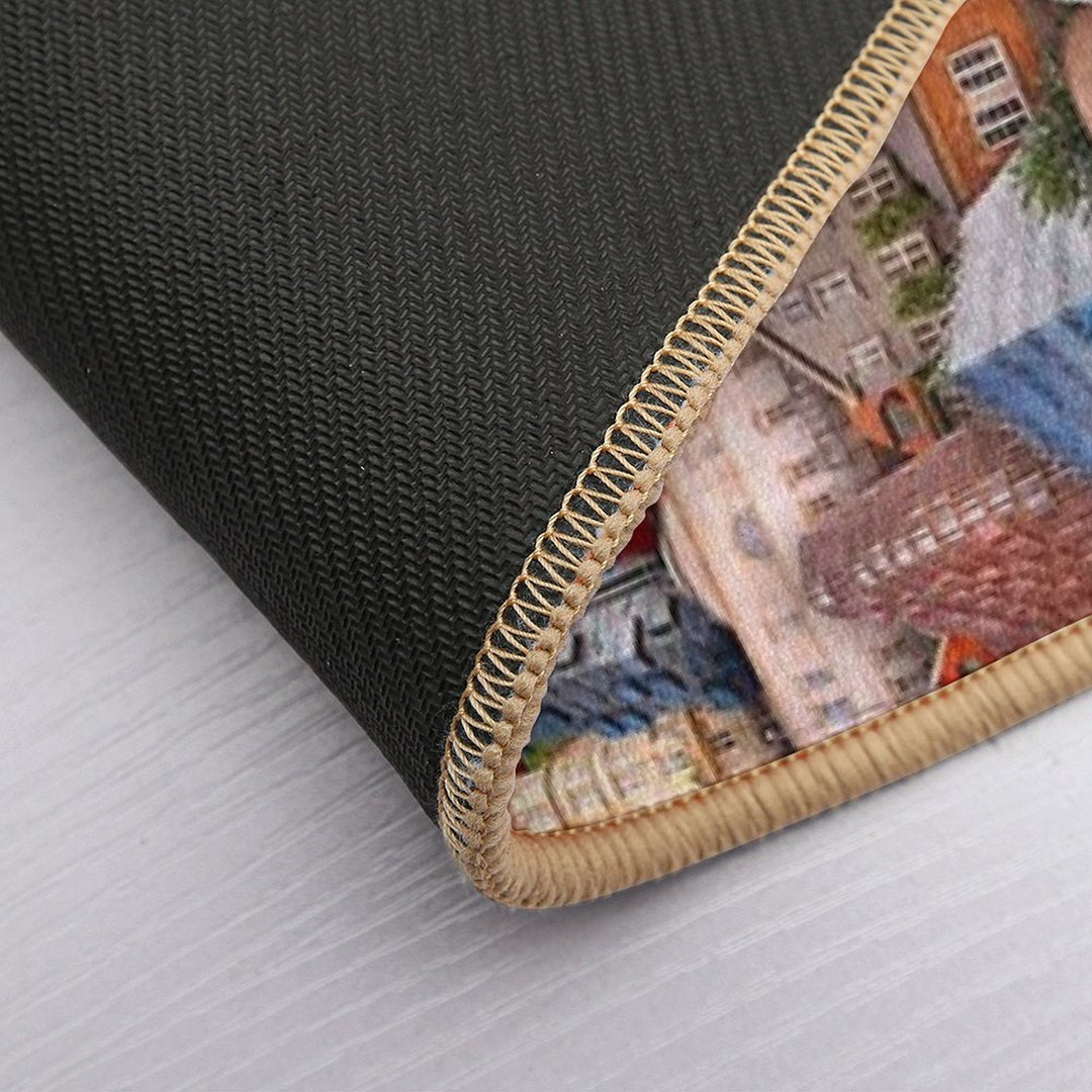 Copenhagen in Denmark  Fade-Resistant Bath Mat