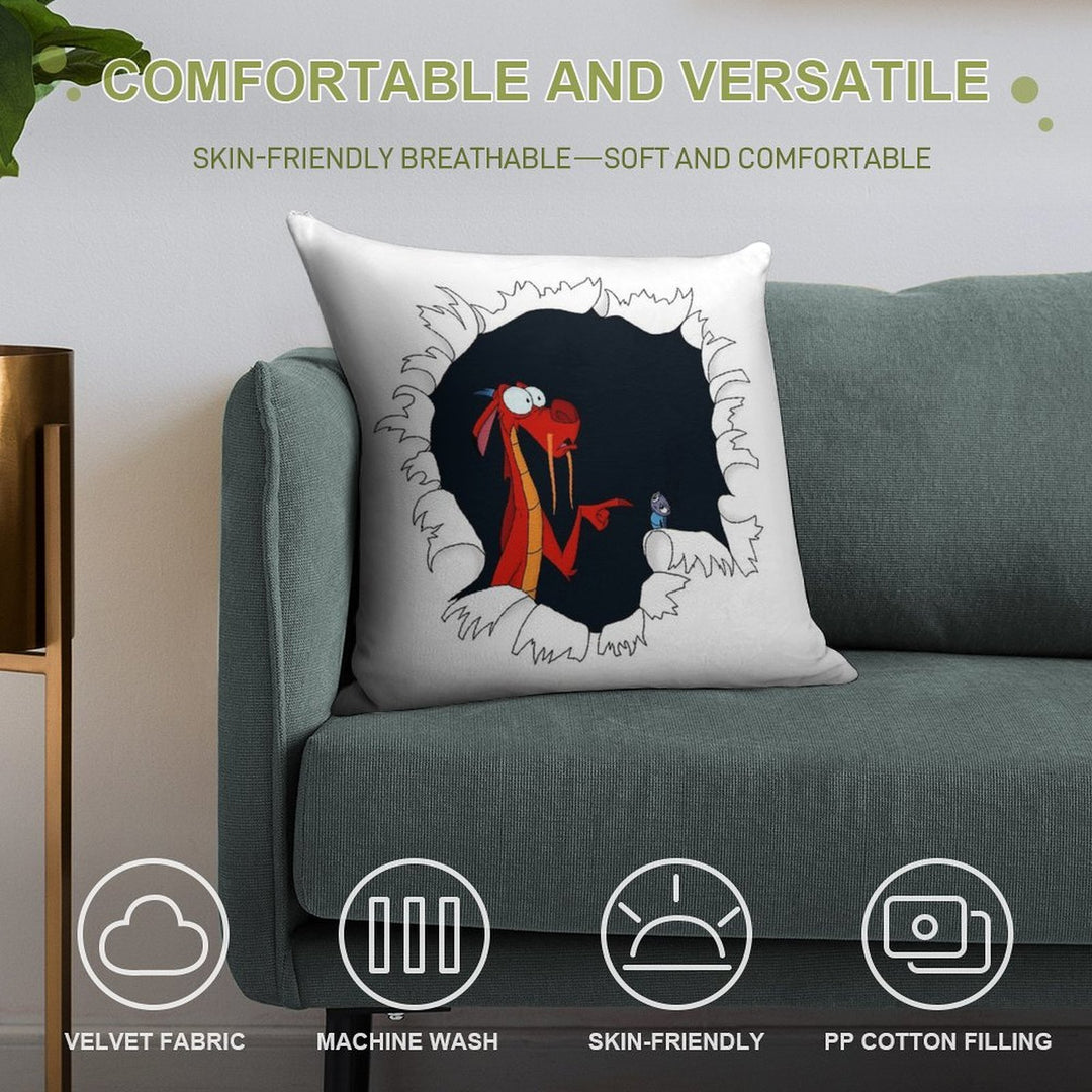 He Did It Soft Home Decor Throw Pillow