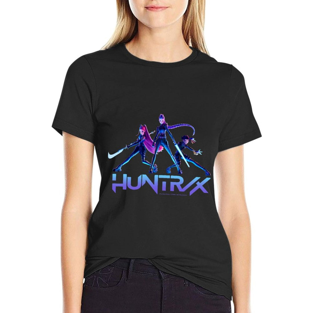 KPop Demon Hunters Huntrx Ready For Battle Epic Poses Comfortable T-Shirt