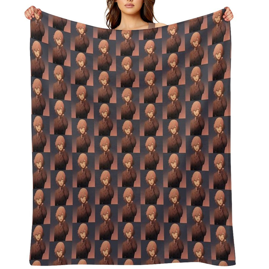 Goro Akechi Lightweight Throw Blanket