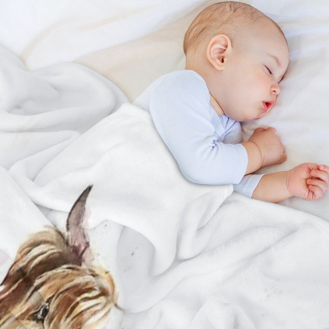 Highland Cow Velvety-soft Throw Blanket