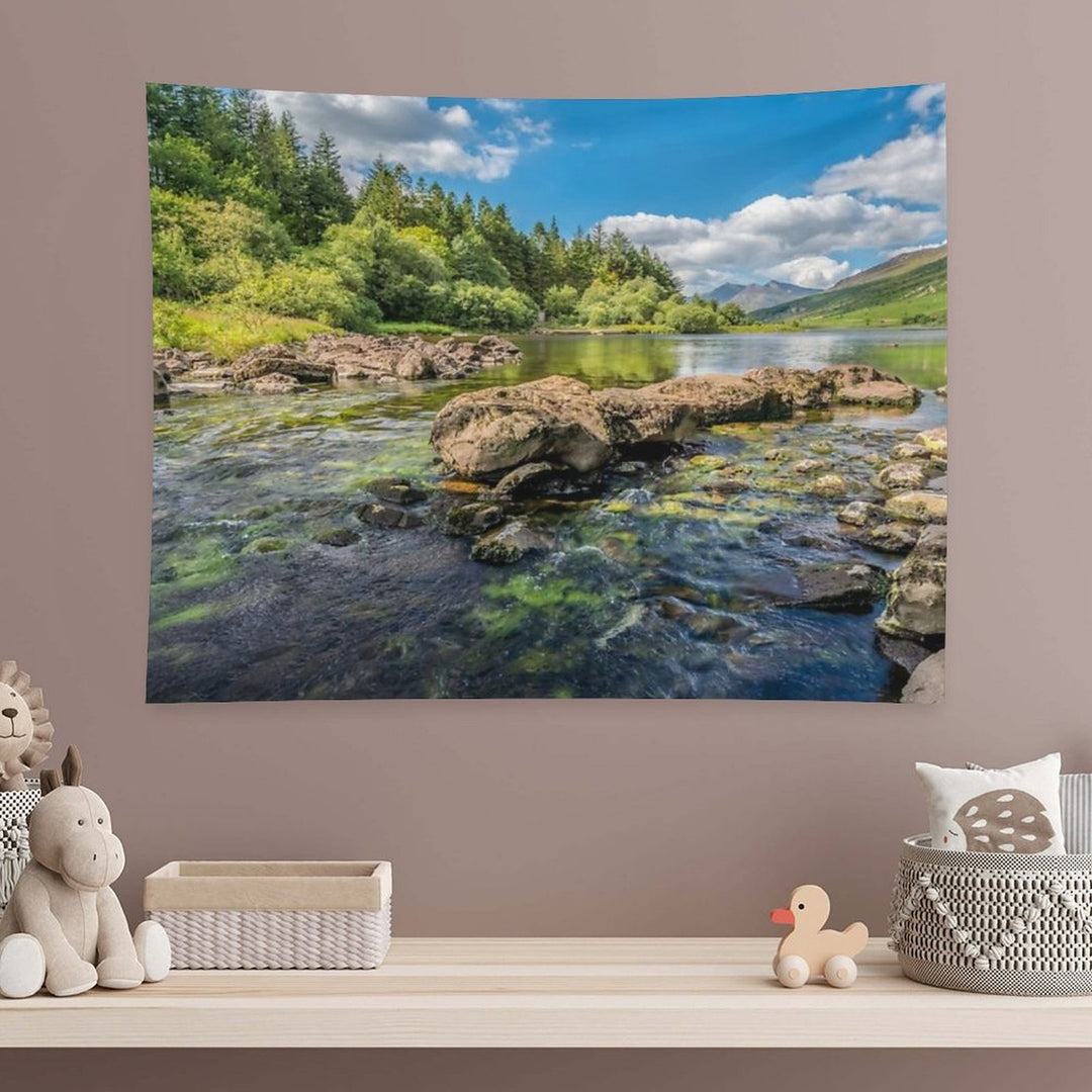 Llynau Mymbyr Lake Snowdonia Tapestry