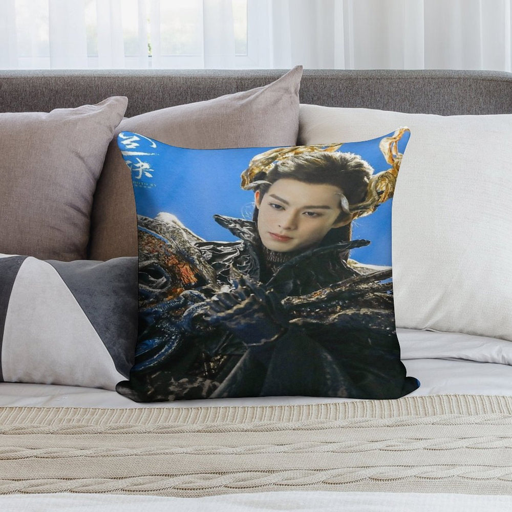 Love Between Fairy And Devil Soft Fade-Resistant Throw Pillow