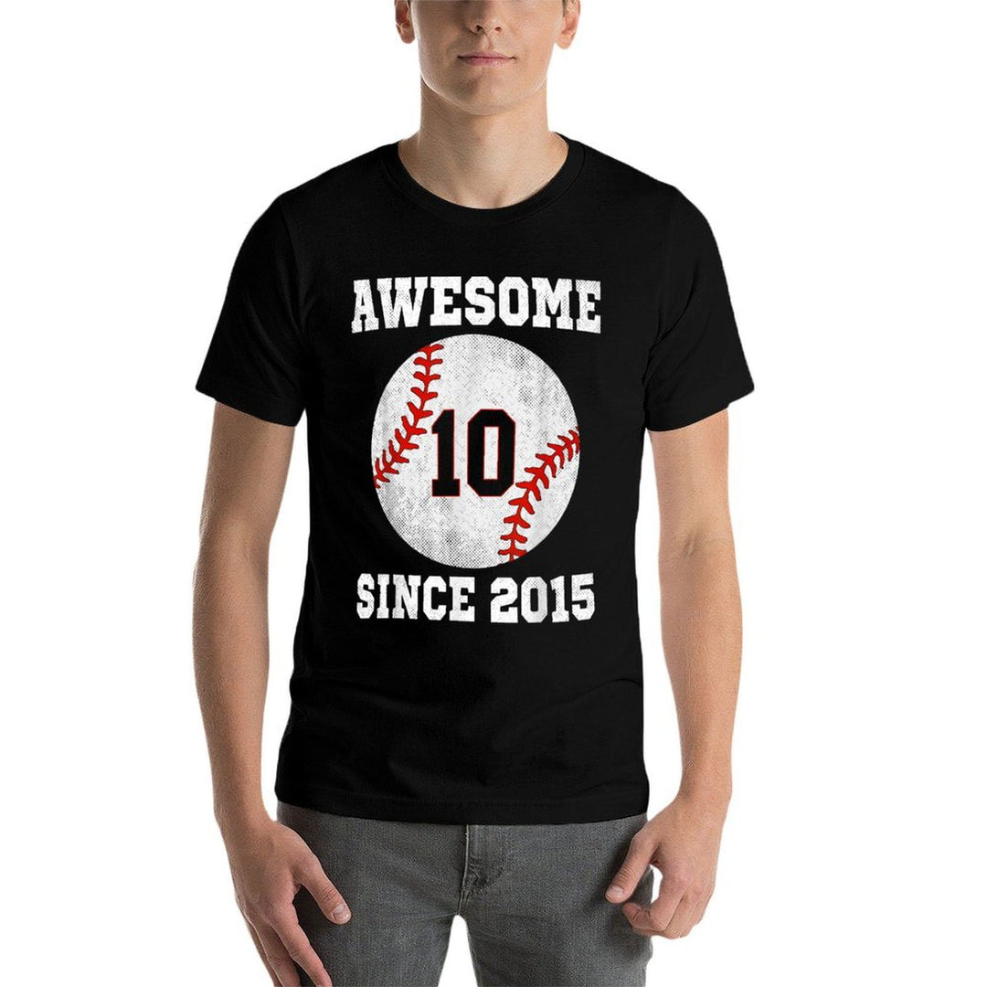 10th Birthday Baseball Player 10 Years Old Vintage Sports  Quick-drying T-Shirt