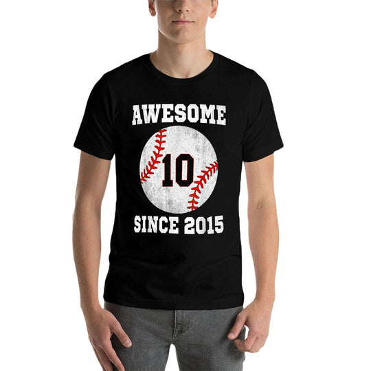 10th Birthday Baseball Player 10 Years Old Vintage Sports  Quick-drying T-Shirt