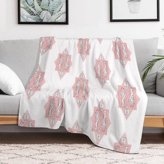 Ouija Hands Plush Throw Blanket