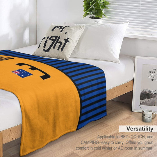 F1 2021 - #3 Ricciardo Travel-friendly Throw Blanket