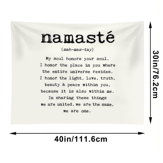 Namaste. Tapestry