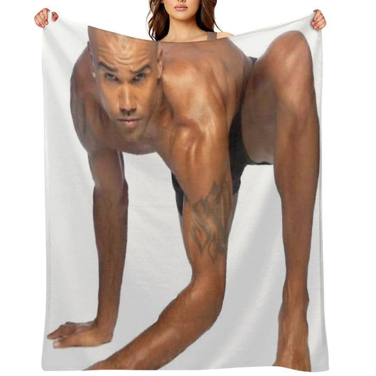 Shemar Moore Compact Throw Blanket