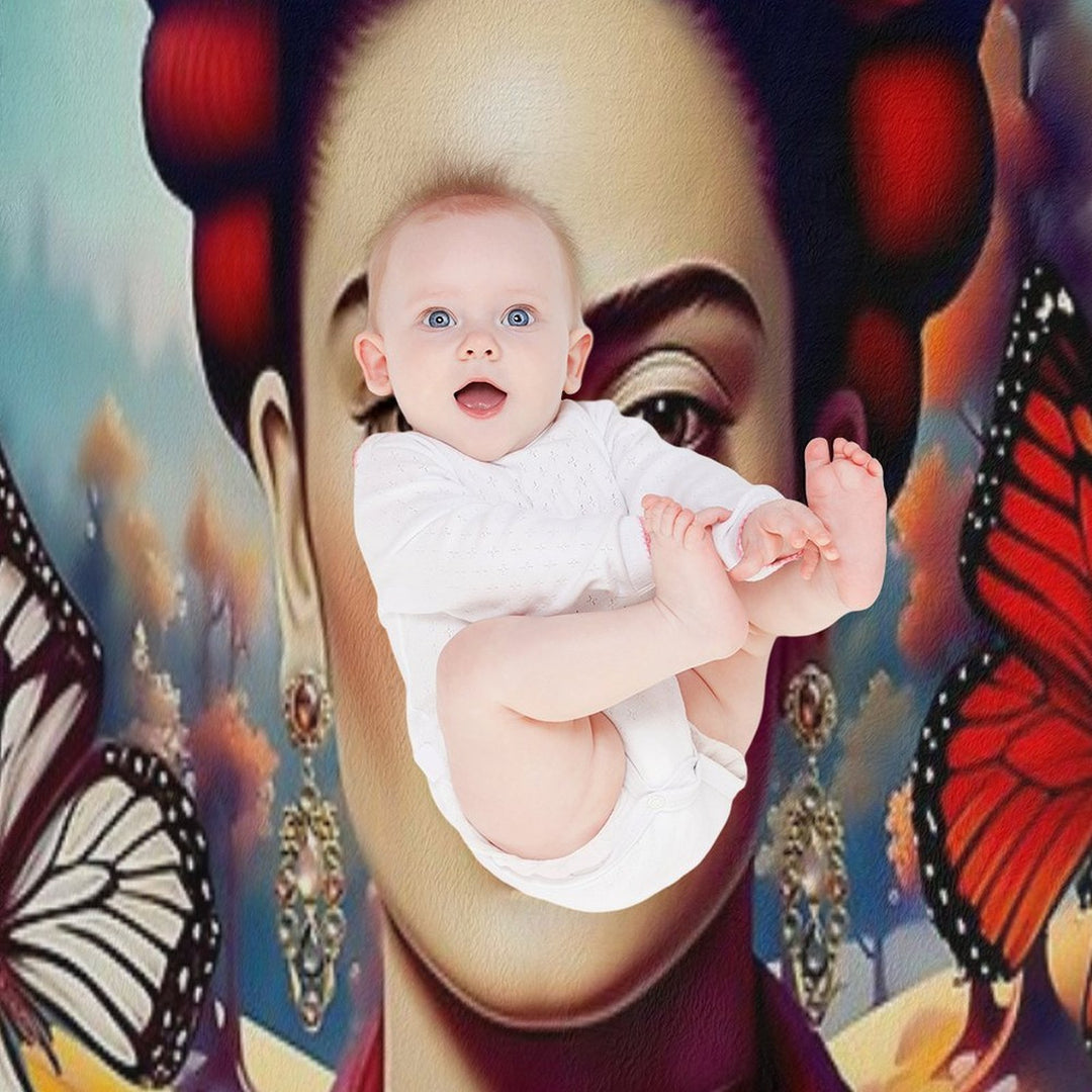 Frida Kahlo 14 Compact Throw Blanket