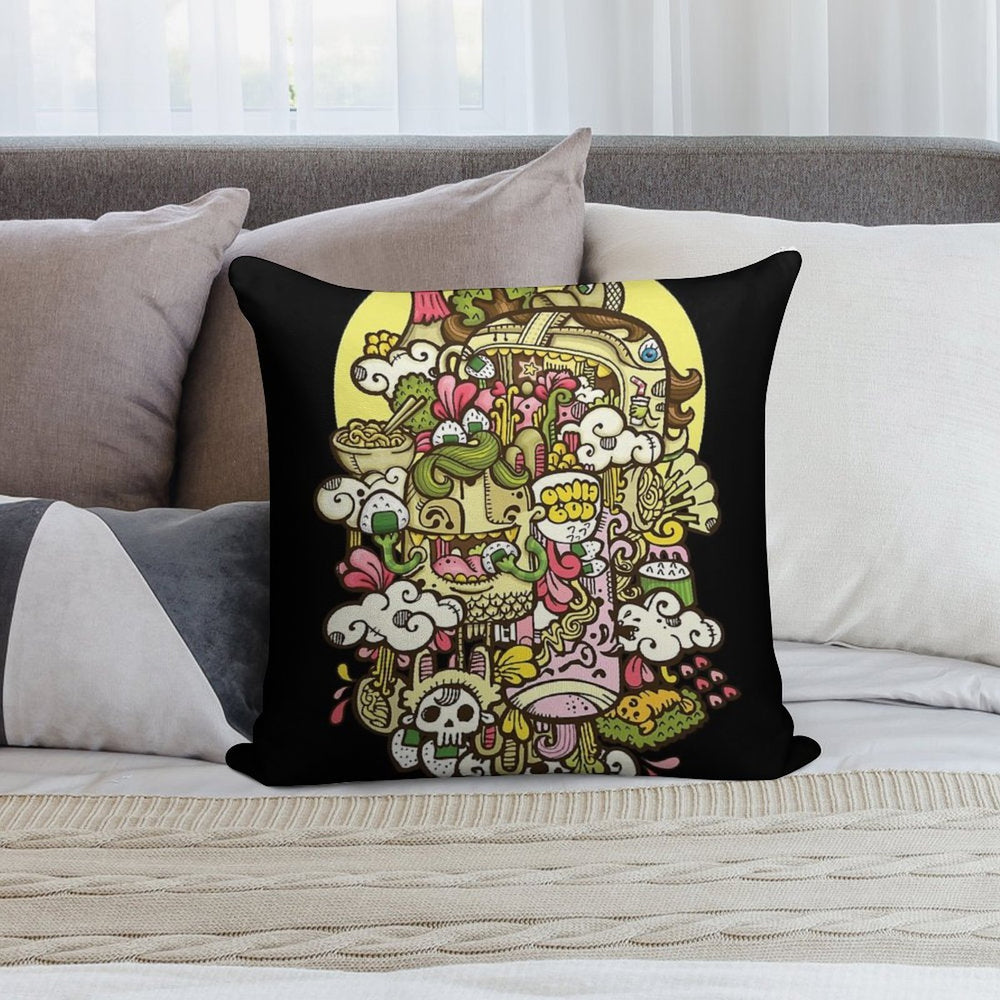 Midnight Hunger Soft Style Accent Throw Pillow