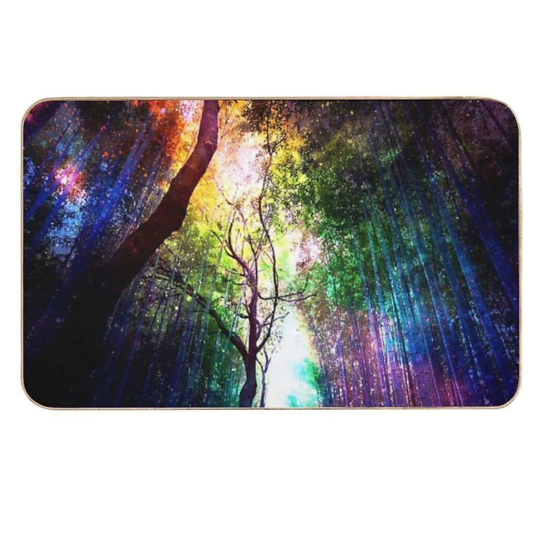 Rainbow Forest  Odorless Bath Mat