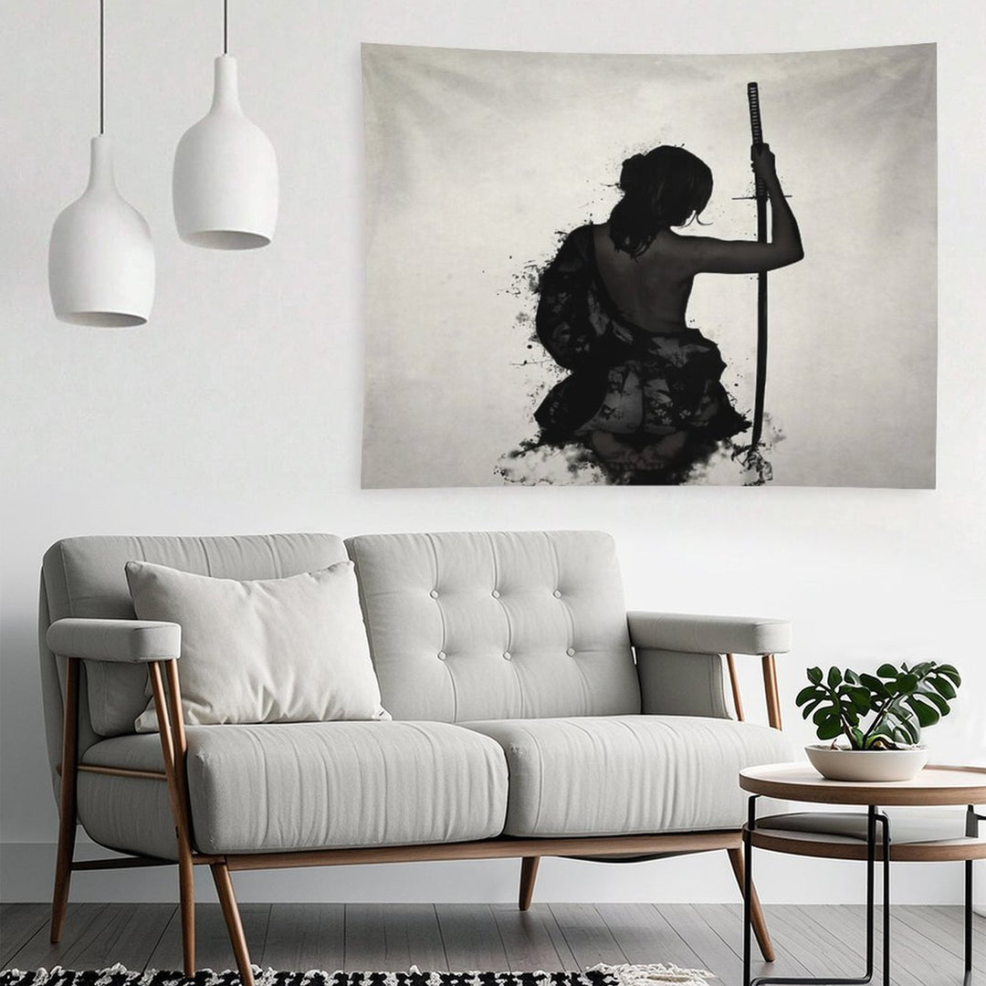 Female Samurai - Onna Bugeisha Tapestry
