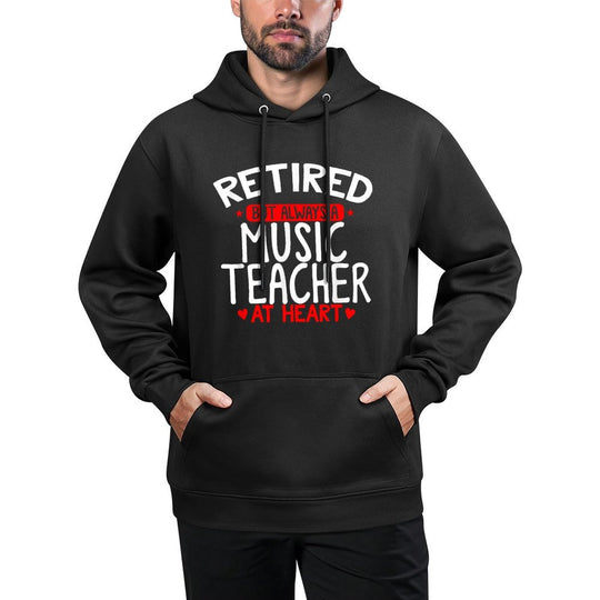 Retired Music Teacher - Retired Music Teacher Gift Colorfast Hoodie