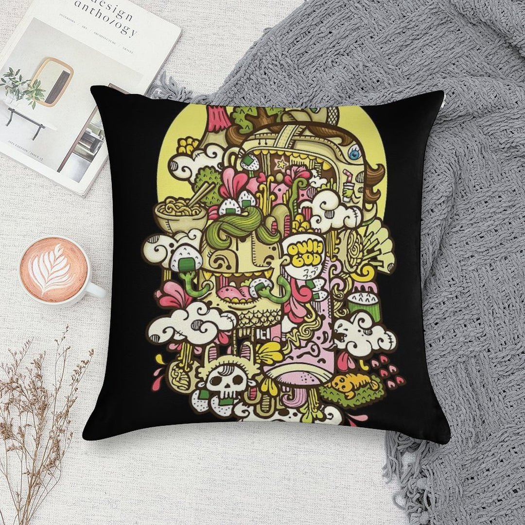 Midnight Hunger Soft Style Accent Throw Pillow