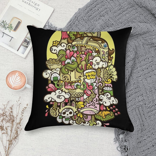 Midnight Hunger Soft Style Accent Throw Pillow