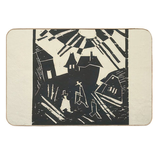 Lyonel Feininger  Anti-Trip Bath Mat