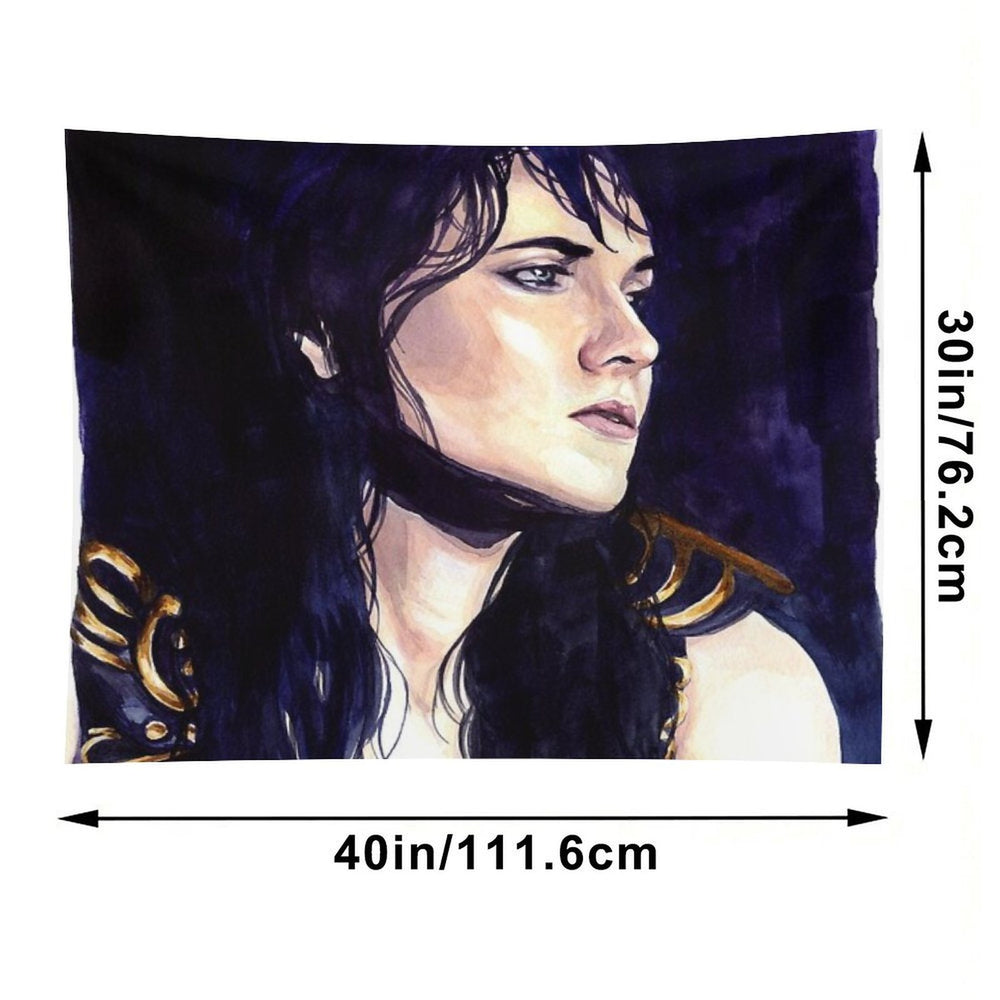 Damaged But Not Broken Watercolor Painting Tapestry