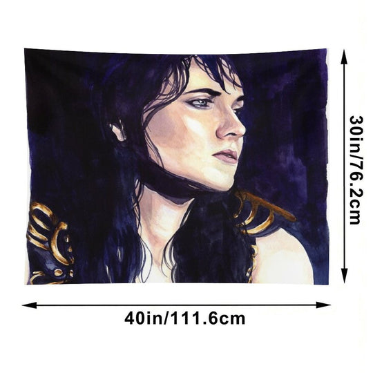 Damaged But Not Broken Watercolor Painting Tapestry