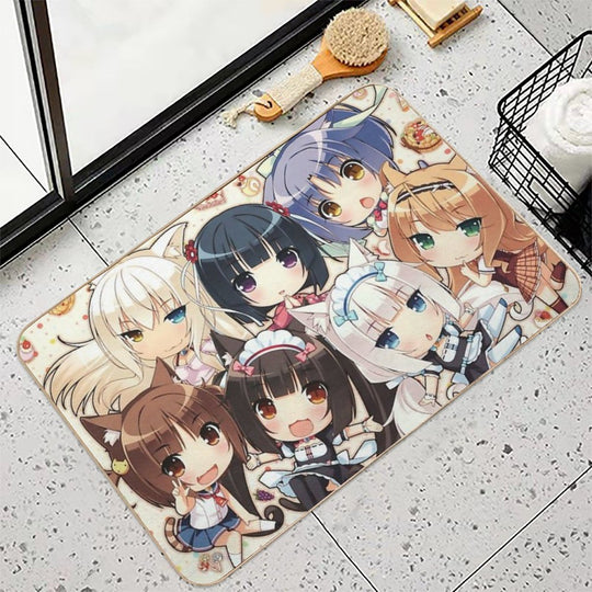 Nekopara 2  Non-Slip Bath Mat