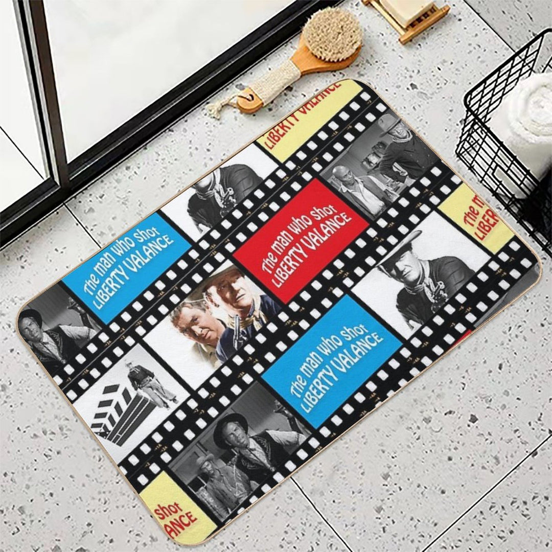 The Man Who Shot Liberty Valance, Western 60s  Anti-Trip Bath Mat