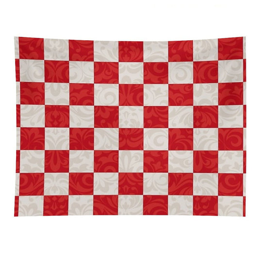 Monica's Checkered Throw Blanket Pattern Tapestry