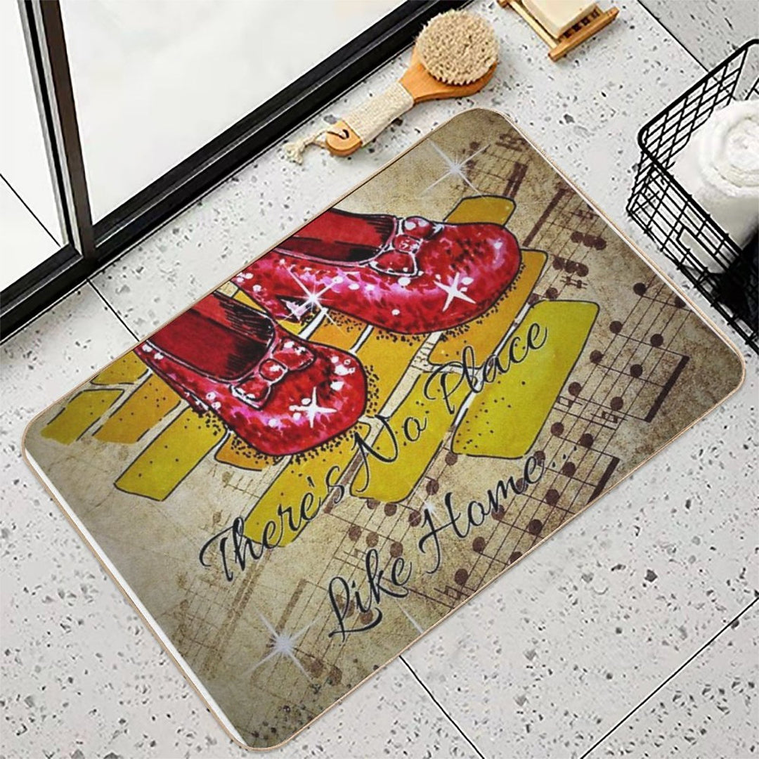 Drawing Dorothys Red Shoes by Mysticladyart Edit Mask Print Bag  Fade-Resistant Bath Mat