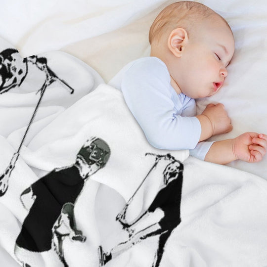 Airtime!- Stunt Scooter Fun Comfort Throw Blanket