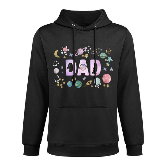 Dad Outer Space Galaxy Birthday Girl 1st Trip Around The Sun All-Day Comfort Hoodie