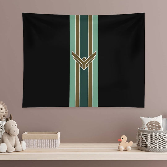 Dune - House Atreides Banner Stripes (Green) - Tapestry