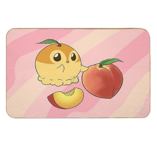 Penguinscoops - Peach  Multi-Purpose Bath Mat