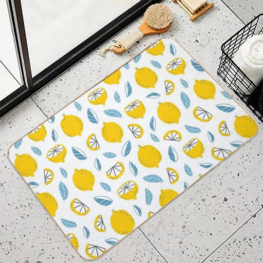 Lemons  Multi-Purpose Bath Mat