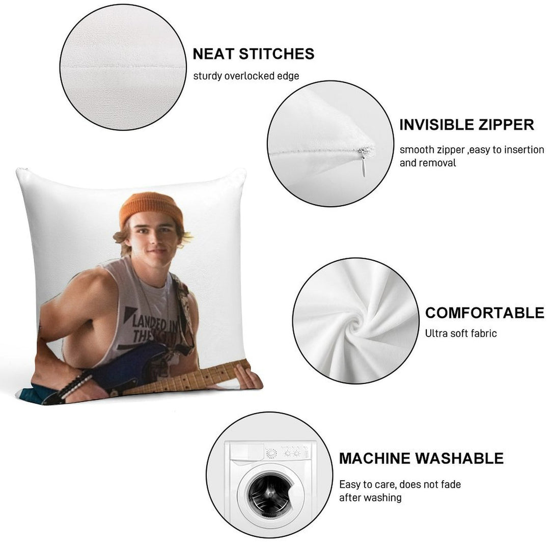 Charlie Gillespie Luke Patterson Soft Fade-Resistant Throw Pillow